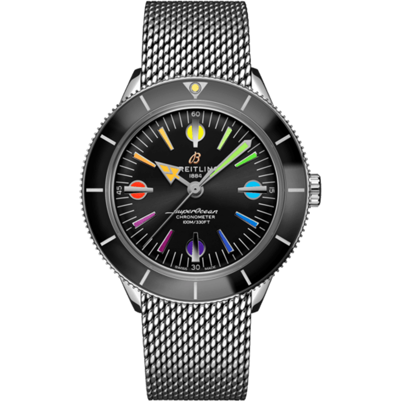 Superocean Heritage '57 Stainless Steel / Rainbow Boutique Limited Edition / Mesh - Image 1