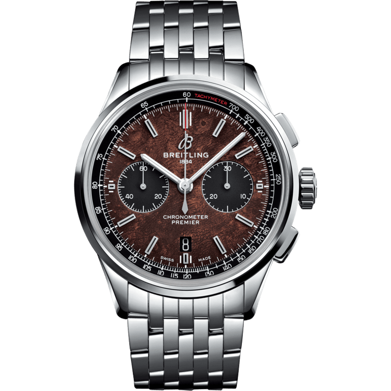 Premier B01 Chronograph 42 Bentley Centenary Stainless Steel / Wood / Calf / Bracelet - Image 1