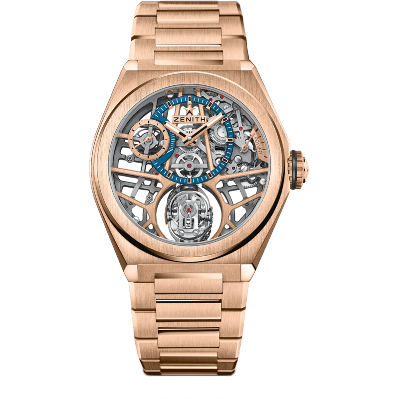 Defy Zero G Rose Gold / Skeleton / Bracelet - Image 1