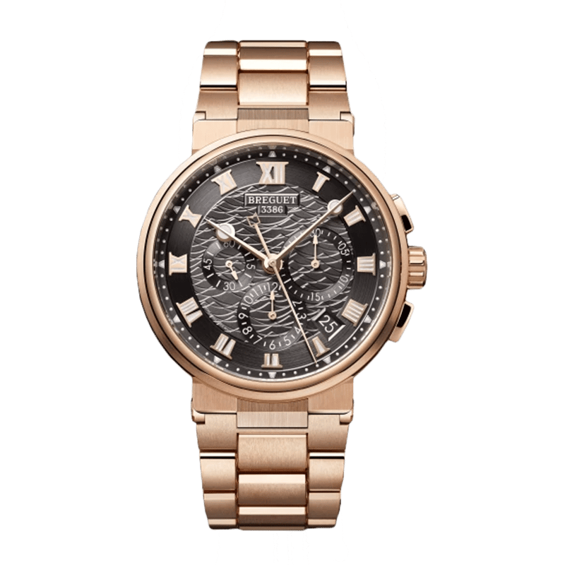 Marine Chronograph 5527 Rose Gold / Grey / Bracelet - Image 1