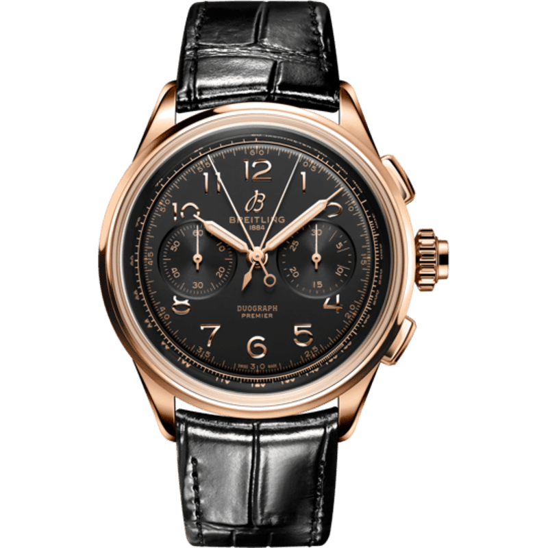 Premier Heritage B15 Duograph 42 Red Gold / Black - Image 1