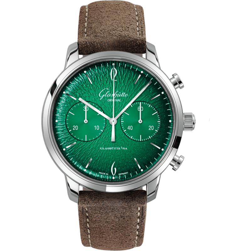 Sixties Chronograph Stainless Steel / Green / Pin / Annual Edition - Image 1