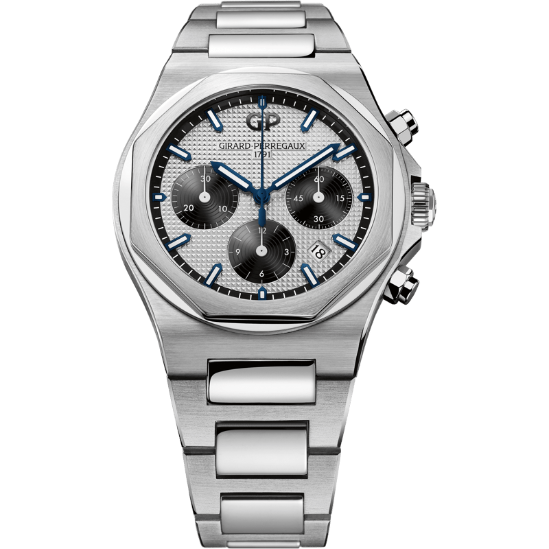 Laureato 42 Chronograph Stainless Steel / Silver Panda / Bracelet - Image 1