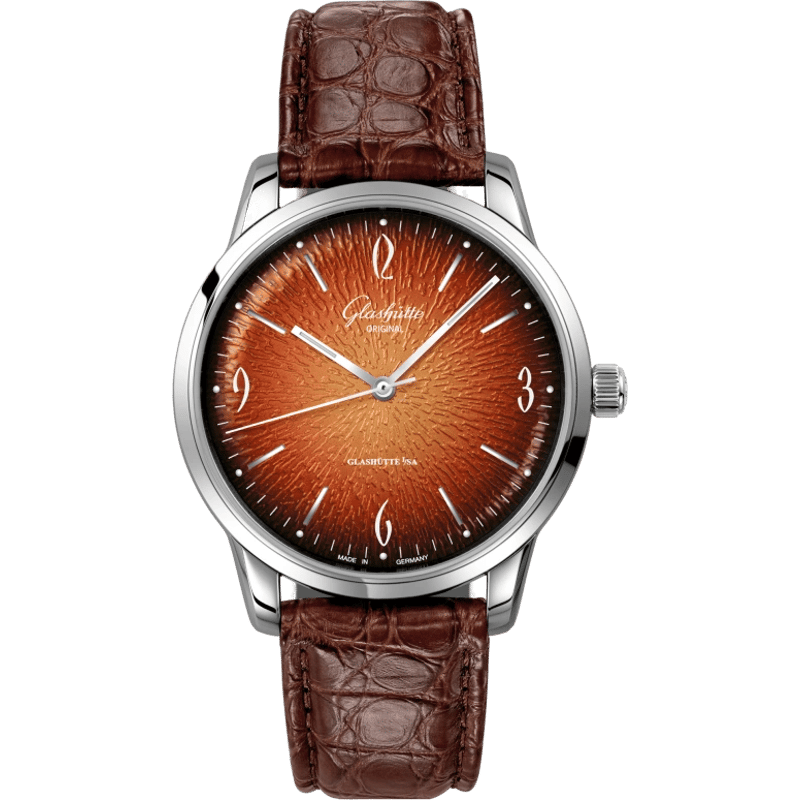 Sixties Stainless Steel / Orange / Calf / Alligator / Annual Edition - Image 1