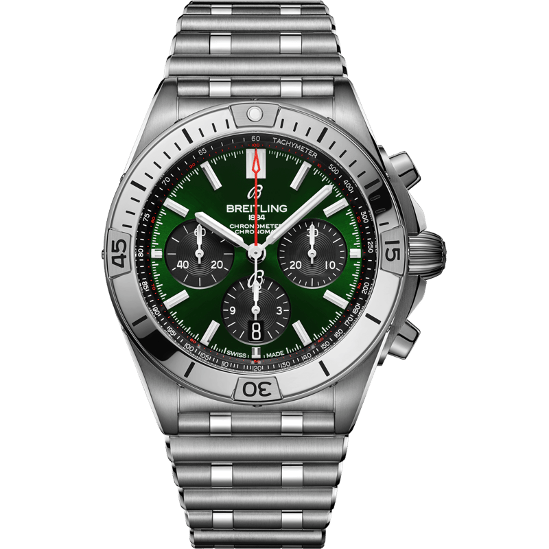 Chronomat B01 42 Stainless Steel / Bentley / Rouleaux - Image 1