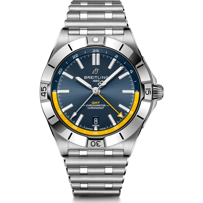 Chronomat 40 GMT Stainless Steel / Blue / China - Image 1