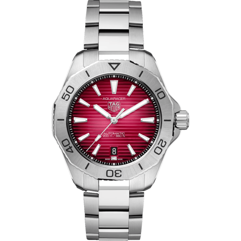 Aquaracer Professional 200 Automatic 40 Stainless Steel / Red - Image 1