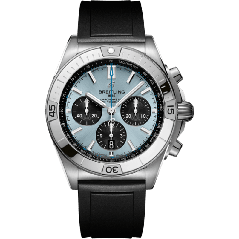 Chronomat B01 42 Stainless Steel / Platinum / Ice Blue - Image 1