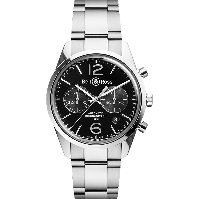 BR 126 Officer Black Chronograph - Image 1