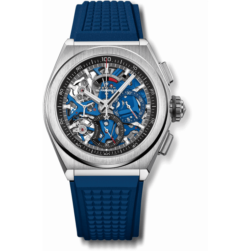 Defy El Primero 21 Titanium / Skeleton / Rubber - Image 1