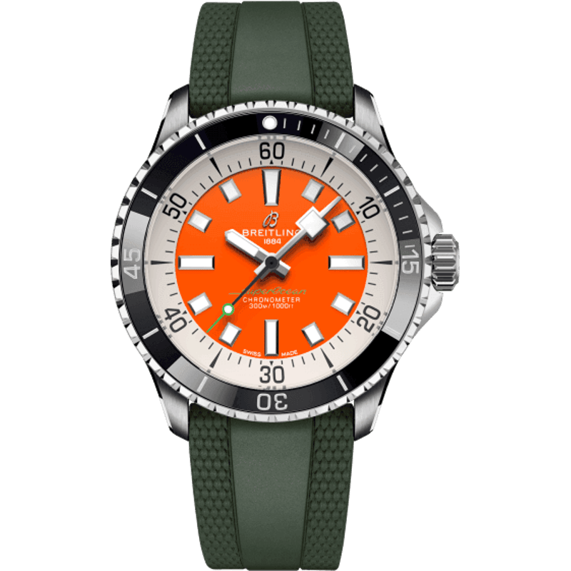 SuperOcean Automatic 42 Stainless Steel / Orange / Kelly Slater - Image 1