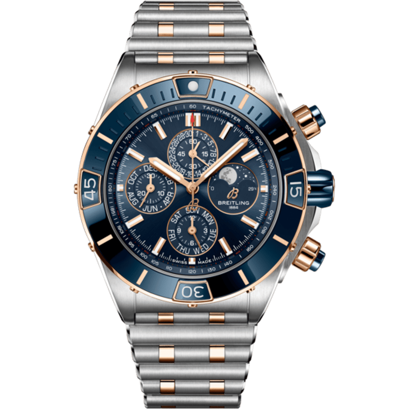 Super Chronomat 1461 Days 44 Stainless Steel / Red Gold / Blue / Rouleaux - Image 1