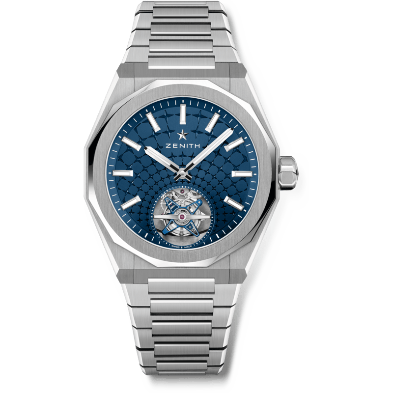 Defy Skyline Tourbillon Stainless Steel / Blue - Image 1