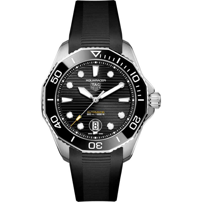 Aquaracer Professional 300 43 Stainless Steel / Black / Rubber - Image 1