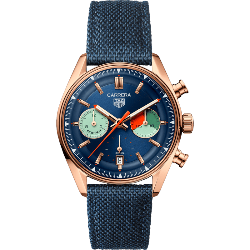 Carrera Skipper Glass Box Rose Gold / Blue - Image 1