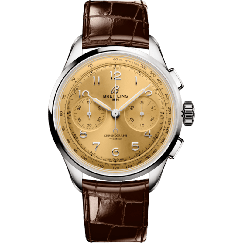 Premier Heritage B09 Chronograph 40 Stainless Steel / Champagne - Image 1