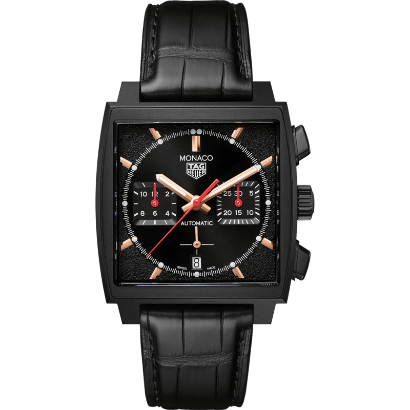 Monaco Calibre Heuer 02 Titanium DLC / Black - Image 1