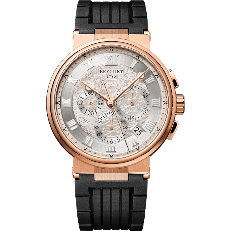 Marine Chronograph 5527 Rose Gold / Silver / Rubber - Image 1