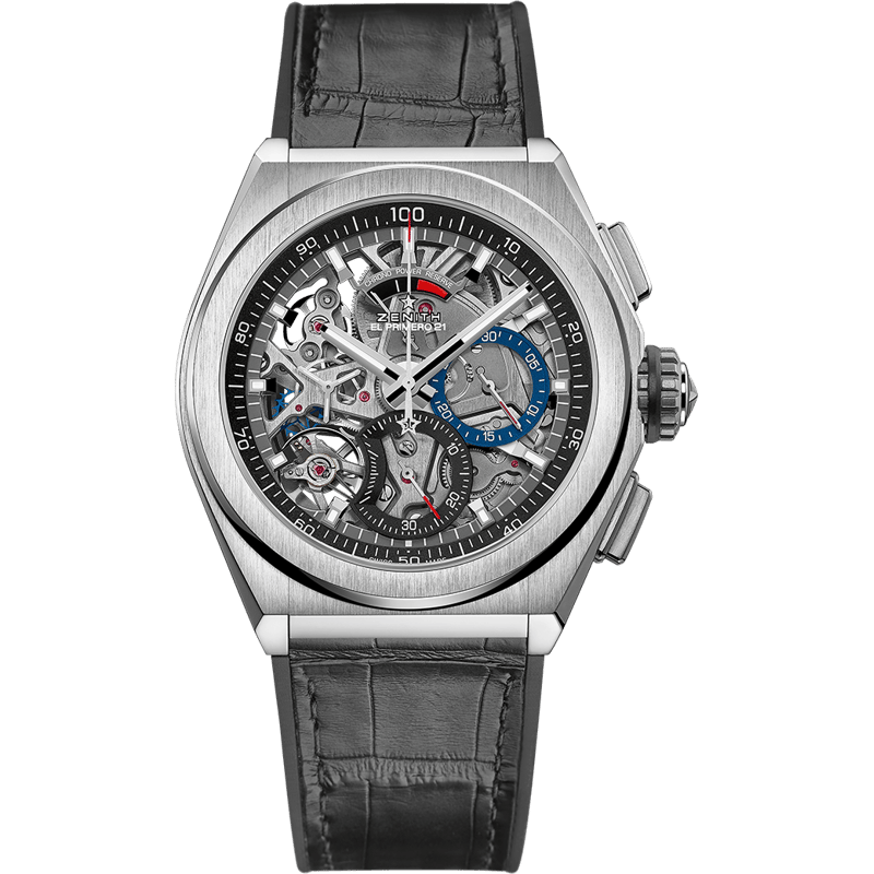 Defy El Primero 21 Titanium / Skeleton / Alligator - Image 1