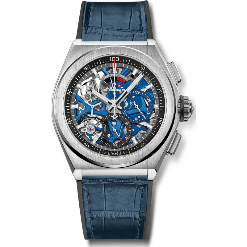 Defy El Primero 21 Titanium / Skeleton / Alligator - Image 1