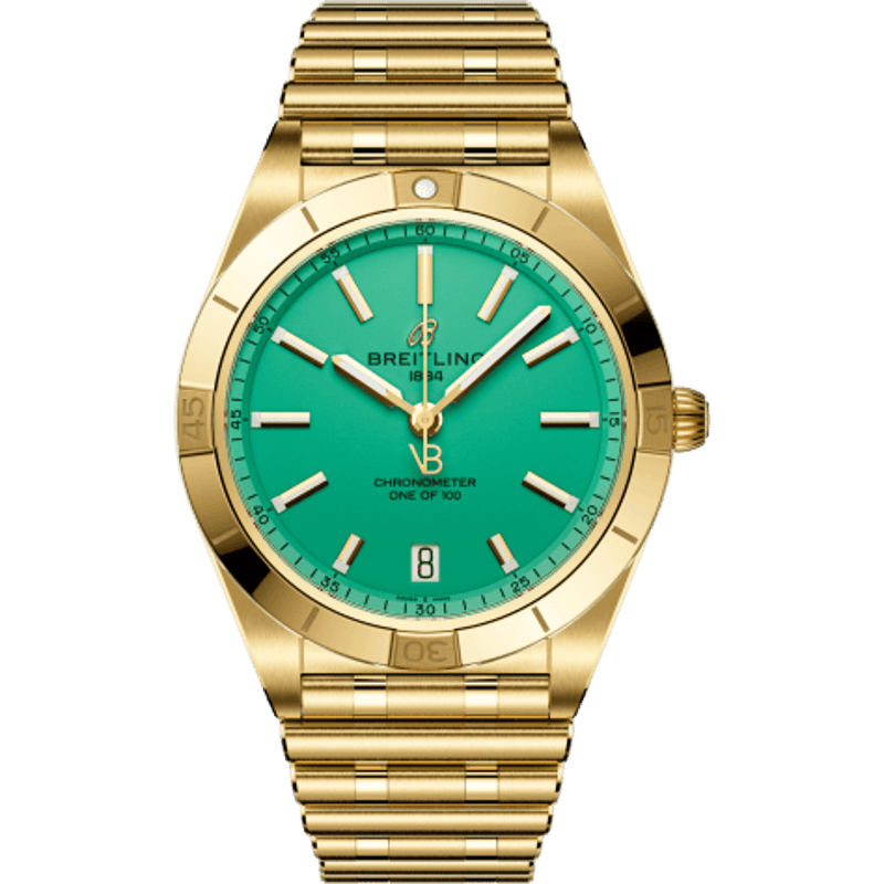 Chronomat Automatic 36 Victoria Beckham Yellow Gold / Peppermint - Image 1