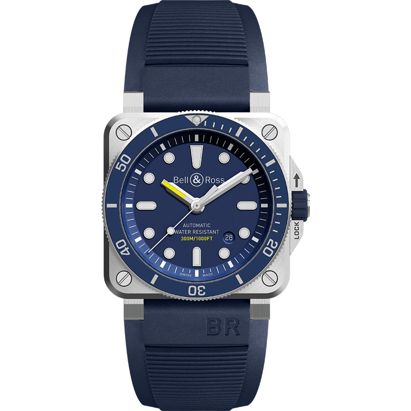 BR 03-92 Diver Stainless Steel / Blue - Image 1