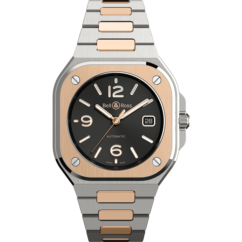 BR 05 Stainless Steel / Rose Gold / Black / Bracelet - Image 1