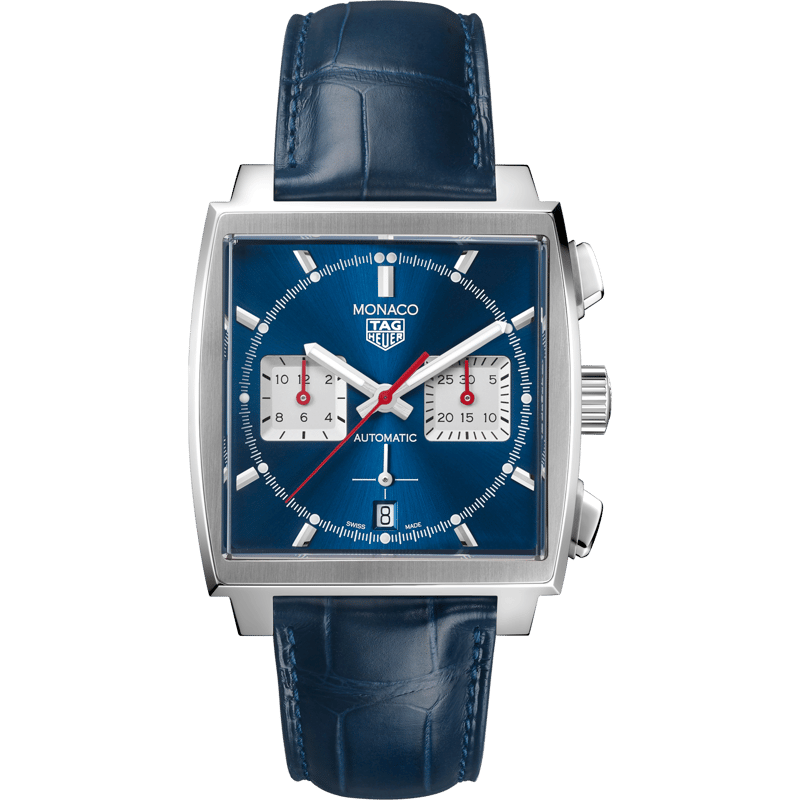 Monaco Calibre Heuer 02 Stainless Steel / Blue - Image 1