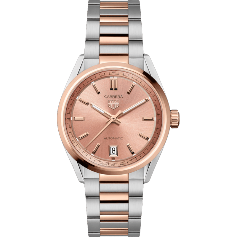 Carrera Date 36 Stainless Steel - Rose Gold / Rose - Image 1