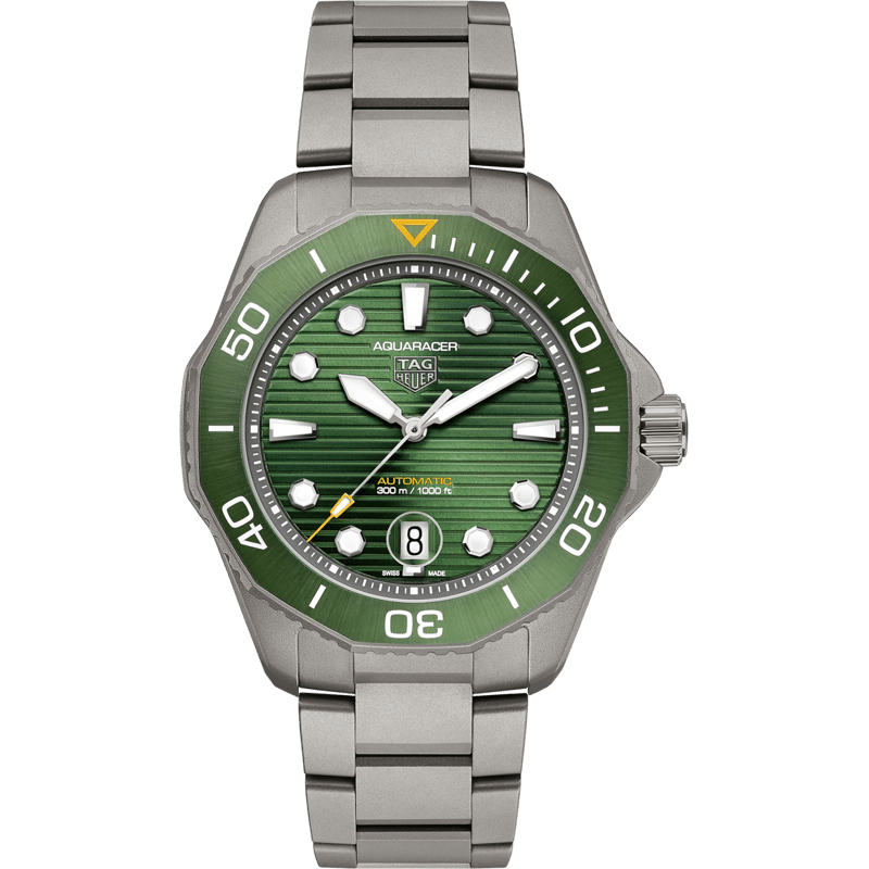 Aquaracer Professional 300 43 Titanium / Green - Image 1