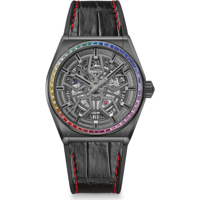 Defy Classic 41mm Black Ceramic / Rainbow / Greater China - Image 1