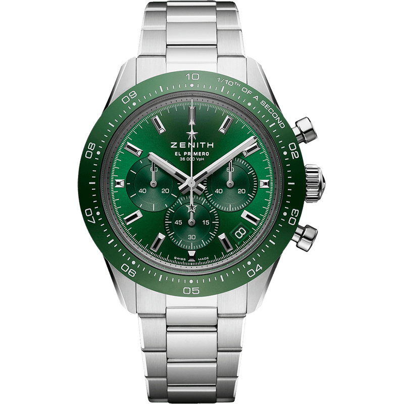 Chronomaster Sport Yoshida Stainless Steel / Green / Bracelet - Image 1