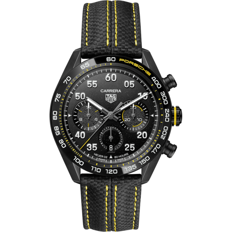 Carrera Porsche Calibre Heuer 02 44 DLC - Image 1