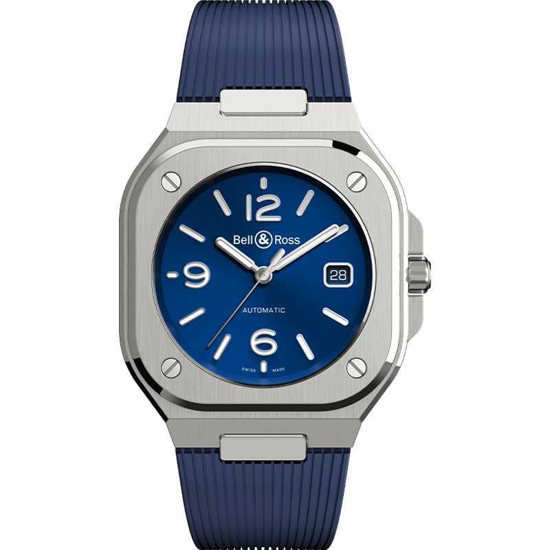 BR 05 Stainless Steel / Blue / Rubber - Image 1