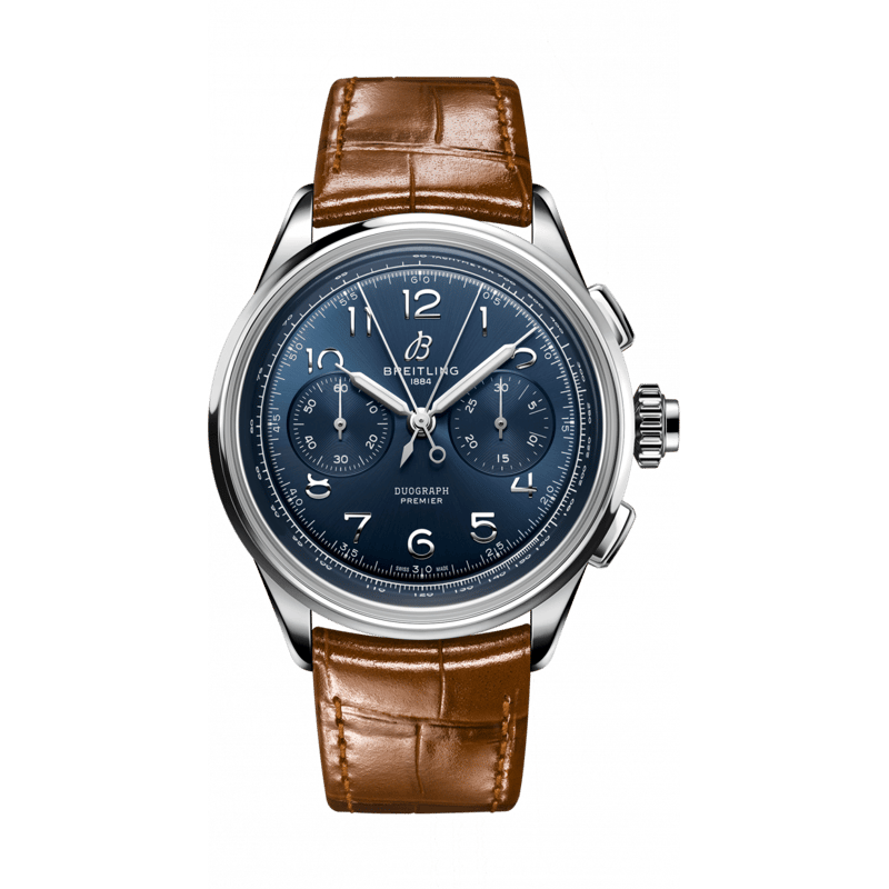 Premier Heritage B15 Duograph 42 Stainless Steel / Blue - Image 1