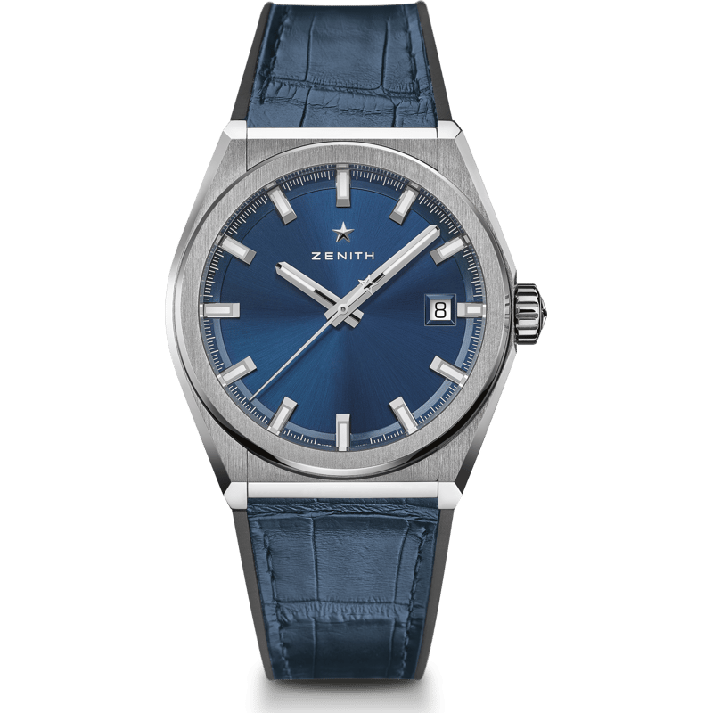 Defy Classic Titanium / Blue / Alligator - Image 1