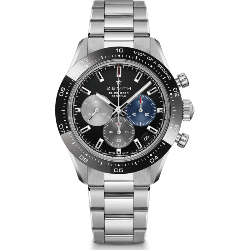 Chronomaster Sport Stainless Steel / Black / Bracelet - Image 1
